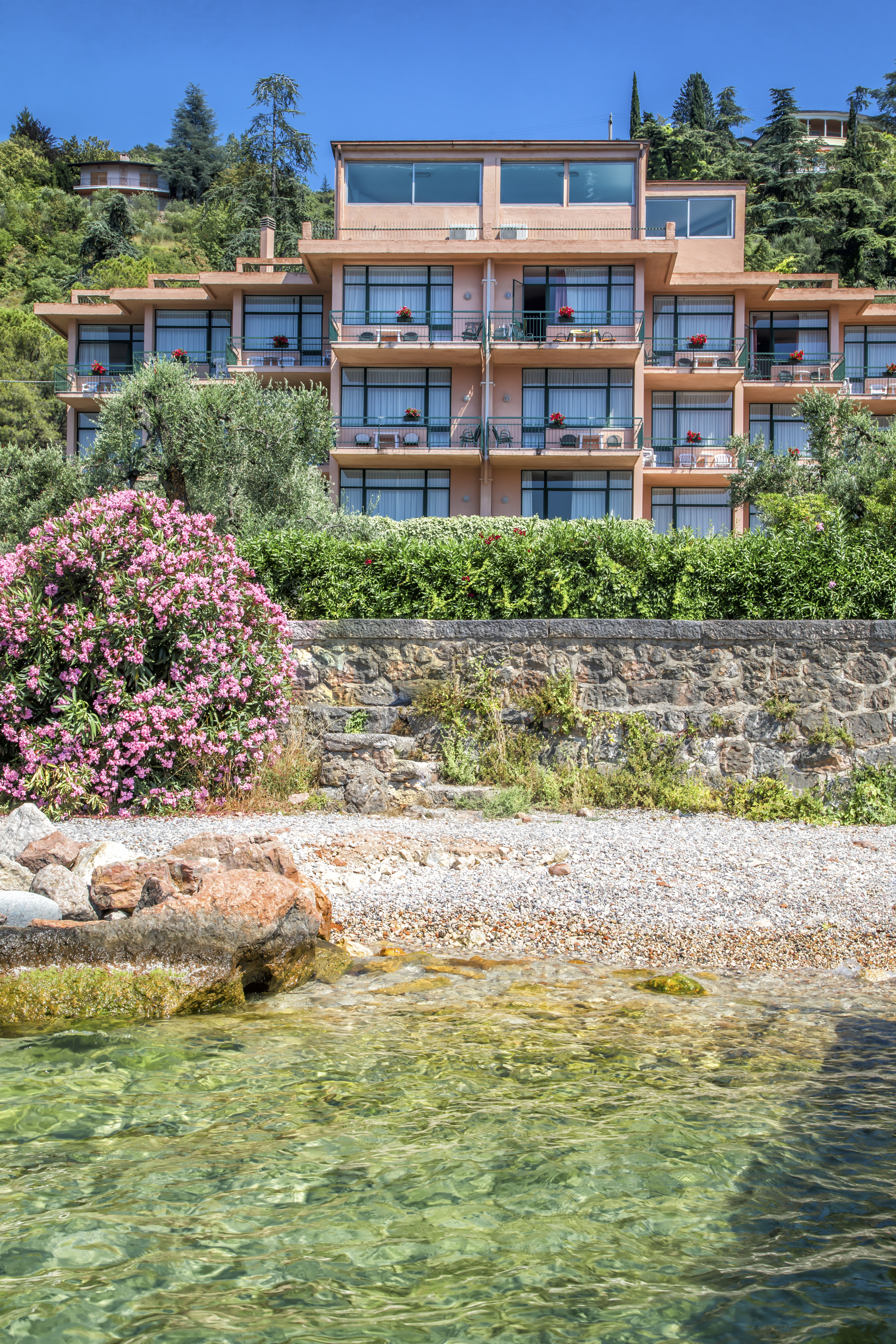 Wieland Apartments seen from the lake