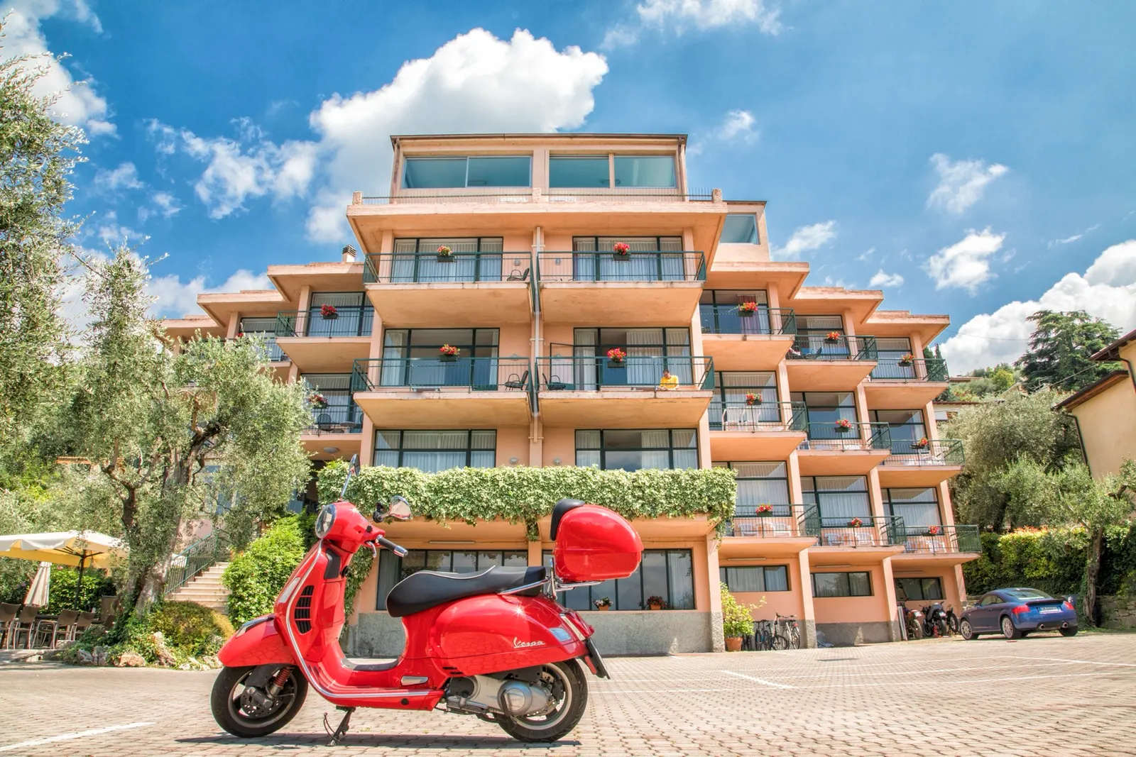 Aparcamiento privado gratuito de Appartamenti Wieland, Torri del Benaco