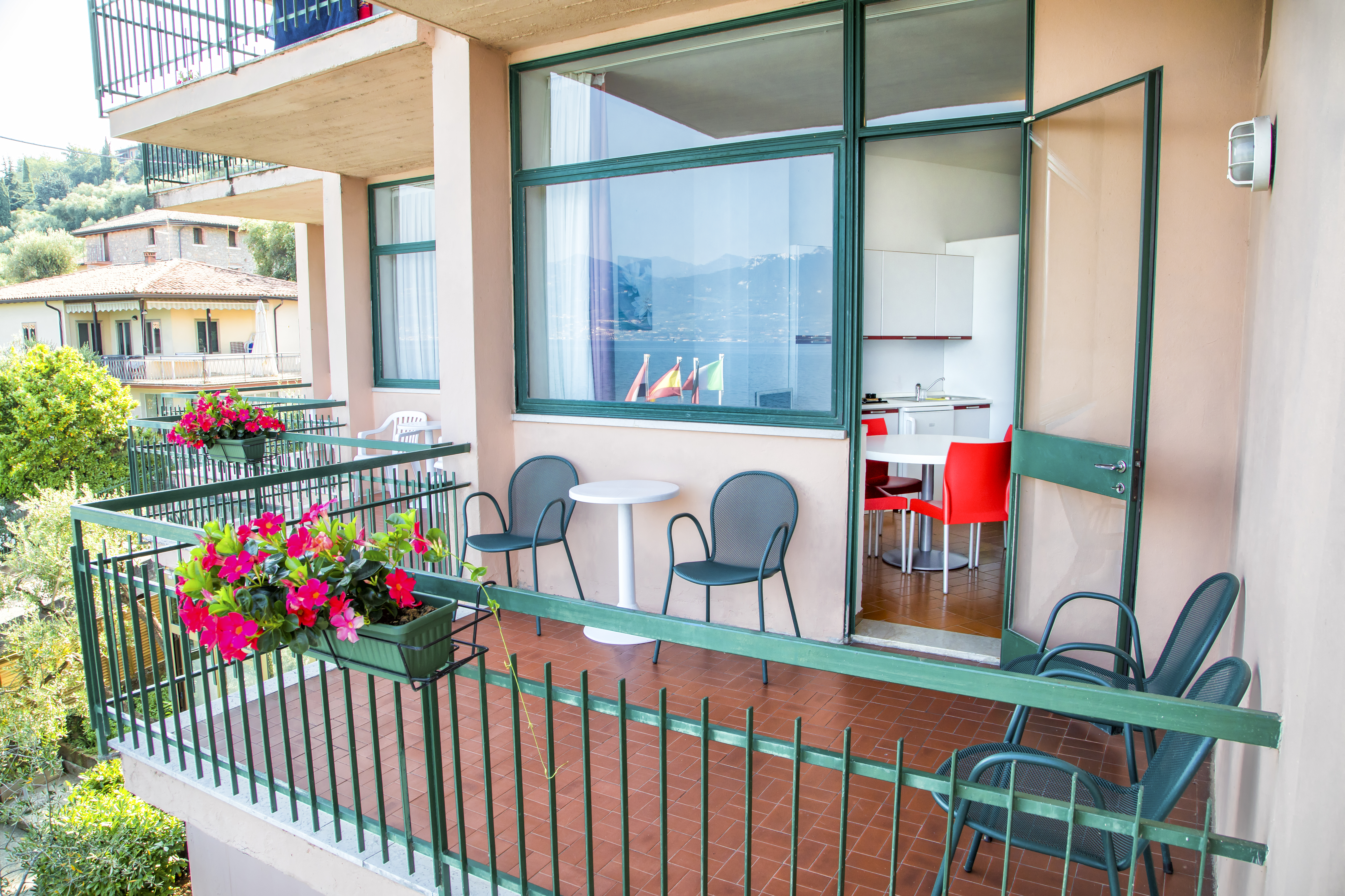Lake View Studio balcony